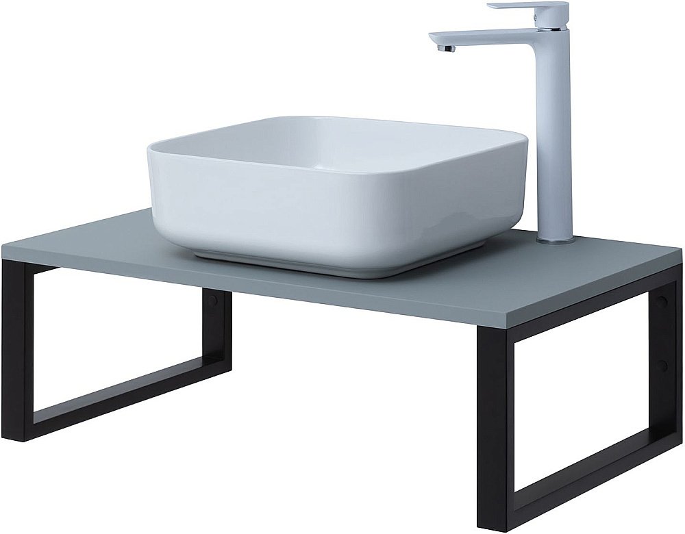 Столешница для раковины Aquanet Арт 75 мисти грин для ванной в интернет-магазине сантехники Sanbest