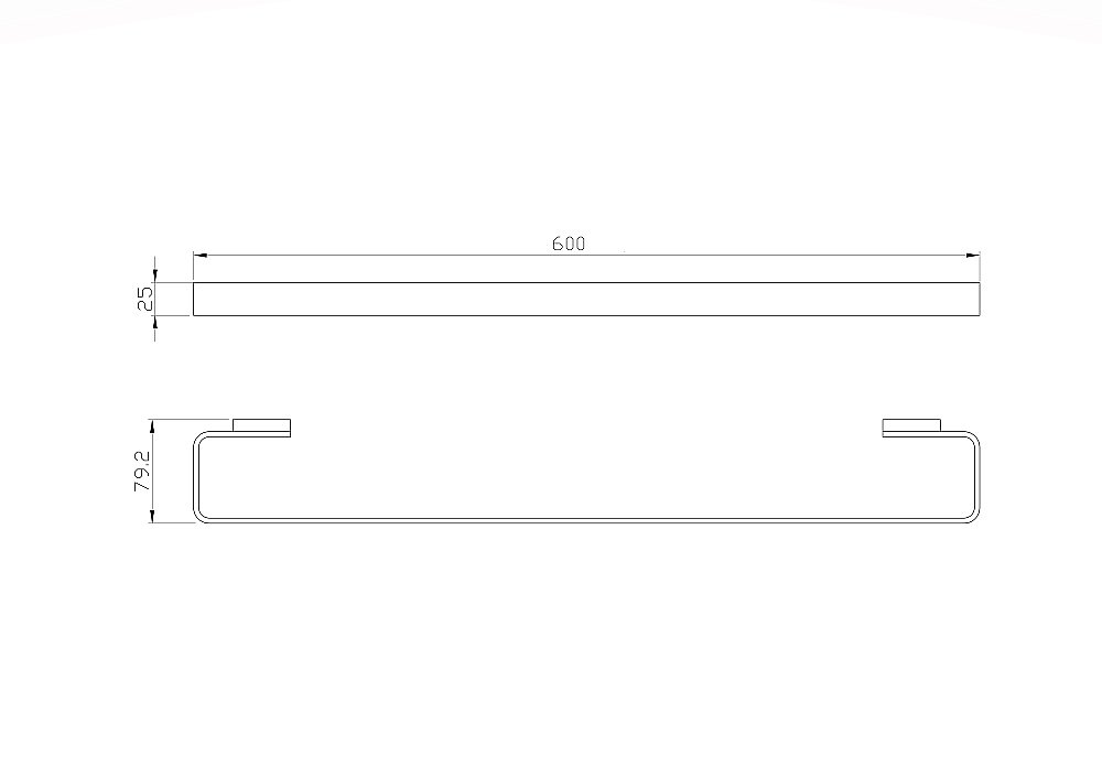 Полотенцедержатель WONZON & WOGHAND LOTTE WW-8312A хром купить в интернет-магазине сантехники Sanbest