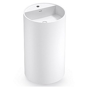 Раковина напольная NT Bagno Lodi 48 NT607 белая матовая купить в интернет-магазине Sanbest