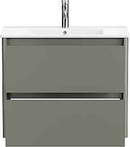 Тумба с раковиной Allen Brau Gravity 80 1.370009.CGM олива матовая для ванной в интернет-магазине Sanbest