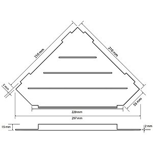 Полка Bemeta Cytro 101302455 хром матовый купить в интернет-магазине сантехники Sanbest
