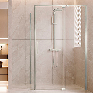 Душевой уголок Vincea Extenza 120х90 VSR-4EX111290CLBN стекло прозрачное/профиль брашированный никель купить в интернет-магазине Sanbest