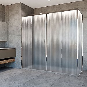 Душевой уголок Vincea Garda VSR-1G29017CH 170x90 стекло шиншилла/профиль хром купить в интернет-магазине Sanbest