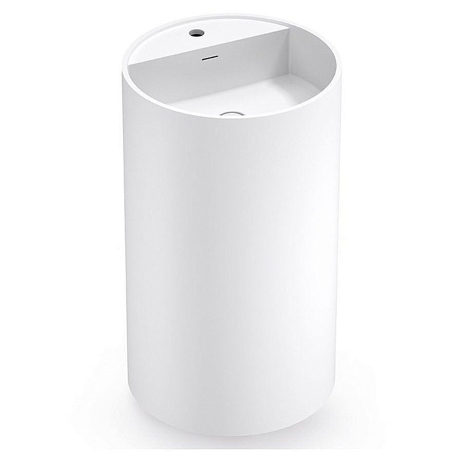 Раковина напольная NT Bagno Lodi 48 NT607 белая матовая купить в интернет-магазине Sanbest