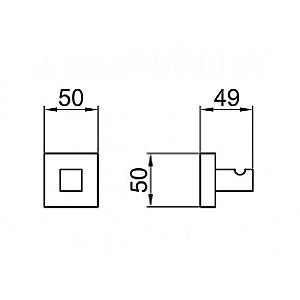 Крючок Webert Wolo WO500401015 купить в интернет-магазине сантехники Sanbest