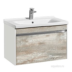 Тумба с раковиной Акватон Капри 80 бетон пайн для ванной в интернет-магазине Sanbest