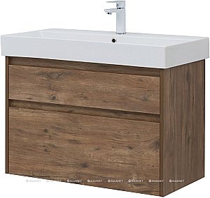 Тумба с раковиной Aquanet Nova Lite 249954 85 дуб рустикальный для ванной в интернет-магазине Sanbest