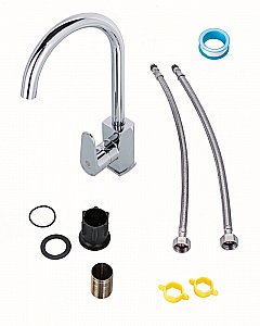 Смеситель для кухни Orange Plito M16-004cr купить в интернет-магазине сантехники Sanbest