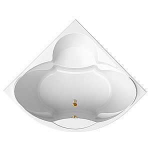 Ванна акриловая Радомир Филадельфия 168х168 комплект золото купить в интернет-магазине Sanbest