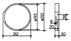 Полотенцедержатель KEUCO EDITION 300 30021010000 хром купить в интернет-магазине сантехники Sanbest