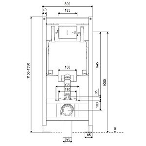 Инсталляция для унитаза Excellent Shiro 1110 купить в интернет-магазине сантехники Sanbest