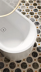 Ванна Salini PERLA S-stone 1049201M 170x80 белая купить в интернет-магазине Sanbest
