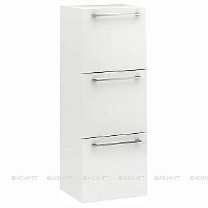 Шкаф навесной De Aqua Куба 167073 40 белый для ванной в интернет-магазине сантехники Sanbest