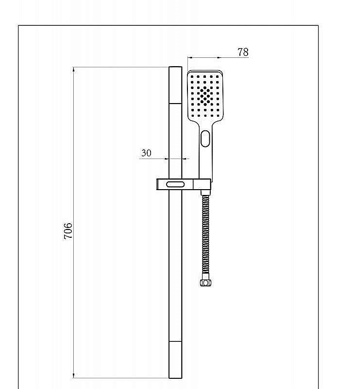 Душевой гарнитур Bravat Source D170BW-ENG купить в интернет-магазине сантехники Sanbest