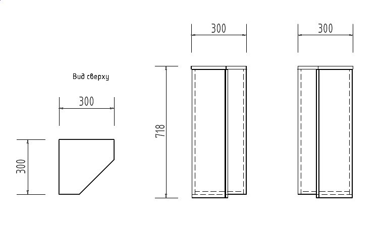 Зеркальный шкаф VIGO Alessandro 7-1 купить в интернет-магазине сантехники Sanbest
