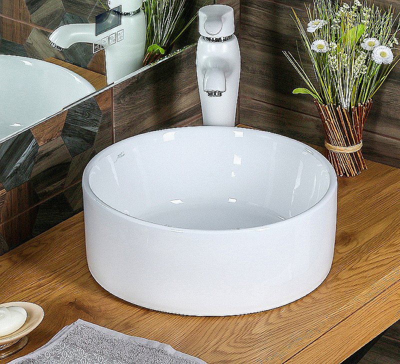 Раковина Jorno Melana 41 7078A-805 белая купить в интернет-магазине Sanbest