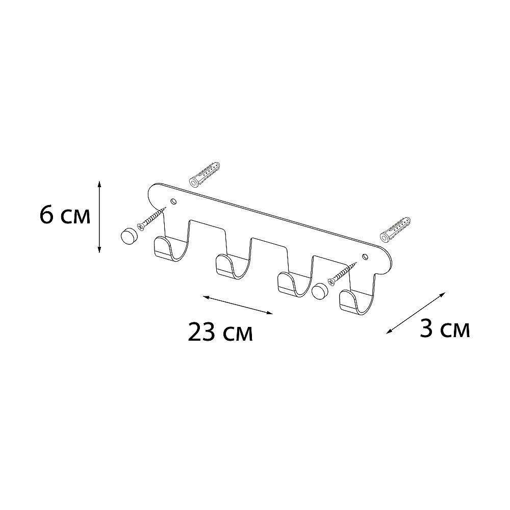 Крючок Fixsen Practica FX-805-4 купить в интернет-магазине сантехники Sanbest