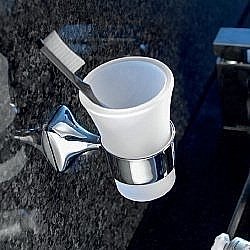 Стакан для зубных щеток Bertocci Leger Хром купить в интернет-магазине сантехники Sanbest