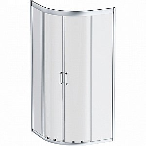 Душевой уголок AM.PM Gem W90G-401-100WT 100х100 стекло прозрачное/профиль серебро матовое купить в интернет-магазине Sanbest