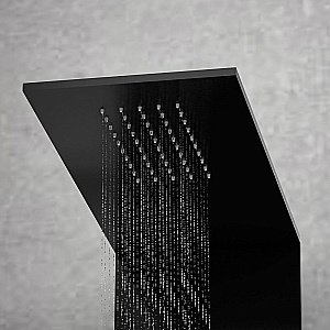 Душевая кабина Black&White GALAXY G8705 90х90 прозрачная/черный купить в интернет-магазине Sanbest