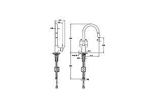 Смеситель для кухни VitrA Flow Soft A43445EXP хром купить в интернет-магазине сантехники Sanbest