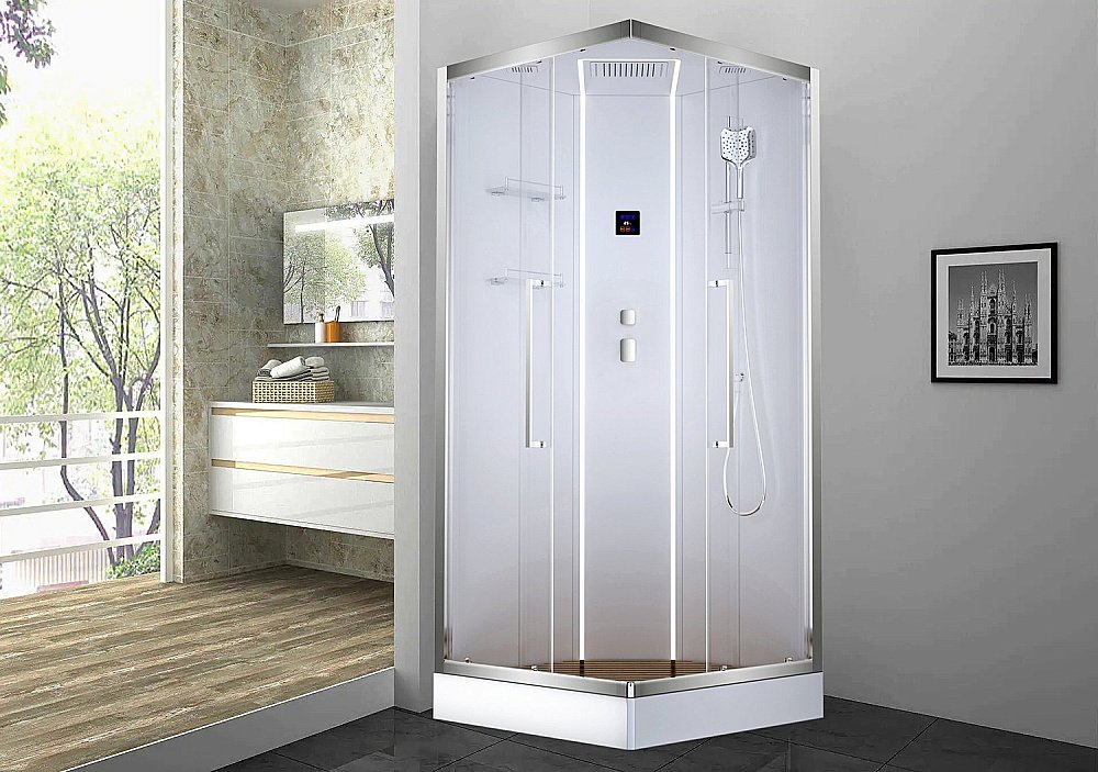 Душевая кабина Acquazzone Quoris 100х100 купить в интернет-магазине Sanbest