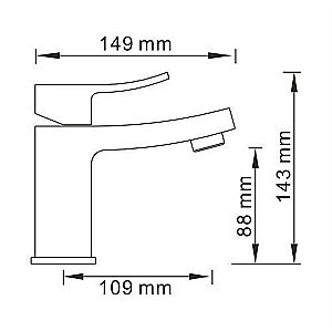 Смеситель для раковины WasserKRAFT Aller 1063WHITE купить в интернет-магазине сантехники Sanbest