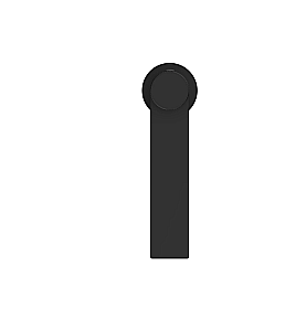 Смеситель для раковины Good Door LUX СМ00068 черный матовый купить в интернет-магазине сантехники Sanbest