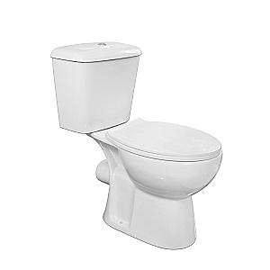 Унитаз напольный Loranto Lino CS-CT8812 с бачком, с сиденьем микролифт, белый купить в интернет-магазине Sanbest