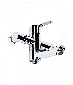 Смеситель для ванны Agger Easy A3121200 с душевым набором, хром глянцевый купить в интернет-магазине сантехники Sanbest