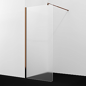 Душевое ограждение WasserKRAFT Rur 30W44RG-MG 100 профиль розовое золото/стекло матовое купить в интернет-магазине Sanbest