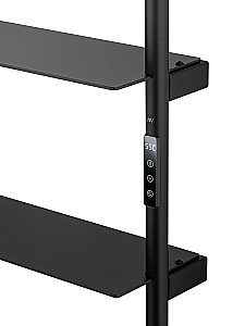 Полотенцесушитель электрический WONZON & WOGHAND DÜSSELDORF, Черный матовый (WW-A205-MB) купить в интернет-магазине сантехники Sanbest