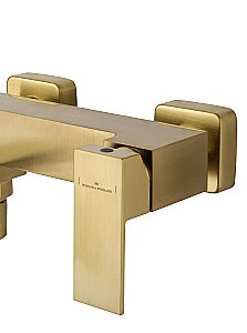 Смеситель для ванны с душем WONZON & WOGHAND CUBE, Брашированное золото (WW-88639016- BG) купить в интернет-магазине сантехники Sanbest