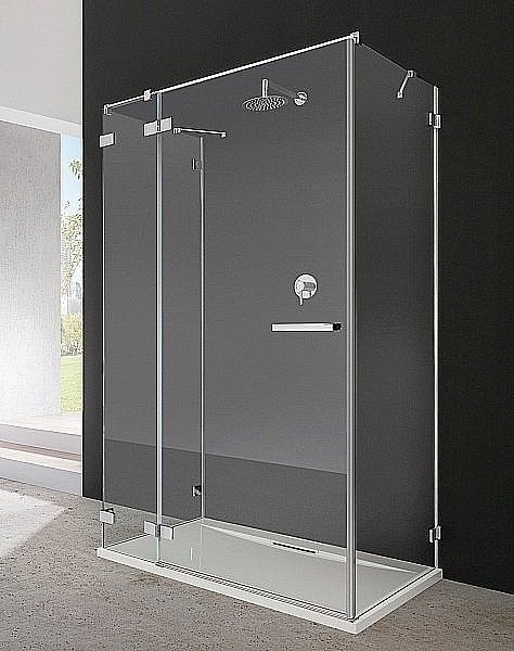 Душевой уголок Radaway Euphoria KDJ+S 80х80 стекло прозрачное/профиль хром купить в интернет-магазине Sanbest