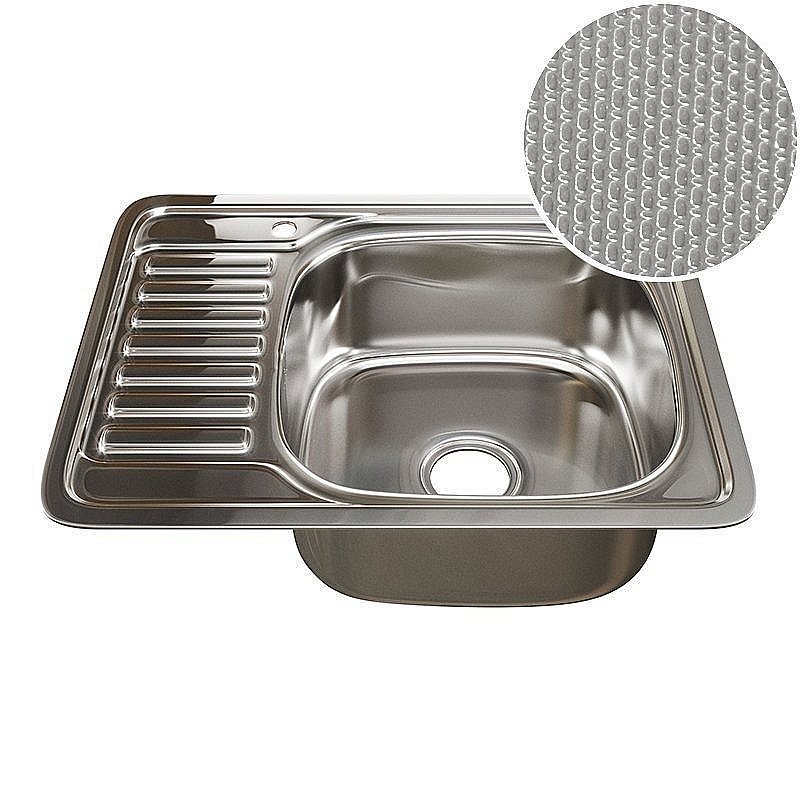 Мойка кухонная MIXLINE ML 532309 хром купить в интернет-магазине сантехники Sanbest