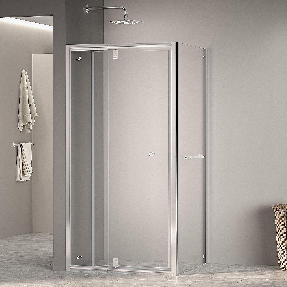 Душевой уголок RGW Passage PA-32-1 (PA-02 + Z-060-1) 100x100 стекло прозрачное/профиль хром купить в интернет-магазине Sanbest