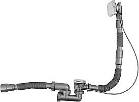 Слив-перелив для ванны Aquanet 339431 хром купить в интернет-магазине сантехники Sanbest