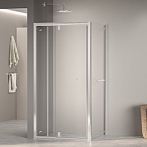 Душевой уголок RGW Passage PA-32-1 (PA-02 + Z-060-1) 100x100 стекло прозрачное/профиль хром купить в интернет-магазине Sanbest