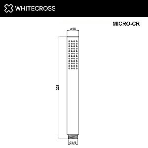 Душевая лейка WhiteCross Y MICRO-CR хром купить в интернет-магазине сантехники Sanbest