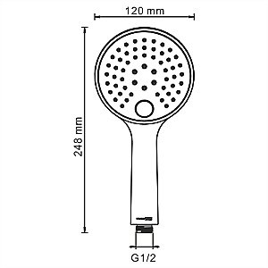 Душевая система WasserKRAFT Ems 7600 SET2847 золото купить в интернет-магазине сантехники Sanbest