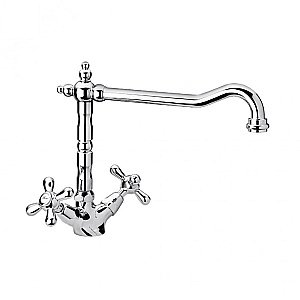 Смеситель для кухни PAINI Monaco 08CR570BLMKM хром купить в интернет-магазине сантехники Sanbest