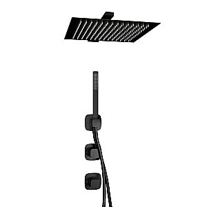 Душевая система WasserKRAFT Nuthe 9100 SET2838 черный Soft-touch матовый купить в интернет-магазине сантехники Sanbest