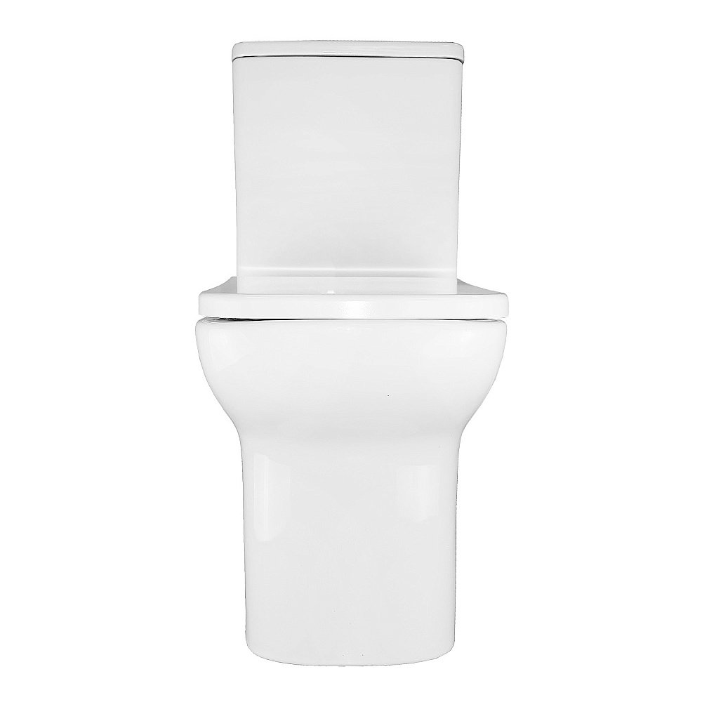 Унитаз напольный Azario Alba AZ-8323 белый безободковый, с бачком, с крышкой микролифт купить в интернет-магазине Sanbest