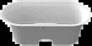 Ванна акриловая BAS Венеция ва00004 170x80 серая купить в интернет-магазине Sanbest