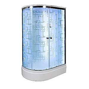 Душевая кабина DTO Серия ЕМ ЕМ2712 LED 120x80 купить в интернет-магазине Sanbest