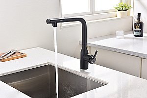 Смеситель для кухни Paulmark Viper Vi213105-AN антрацит купить в интернет-магазине сантехники Sanbest