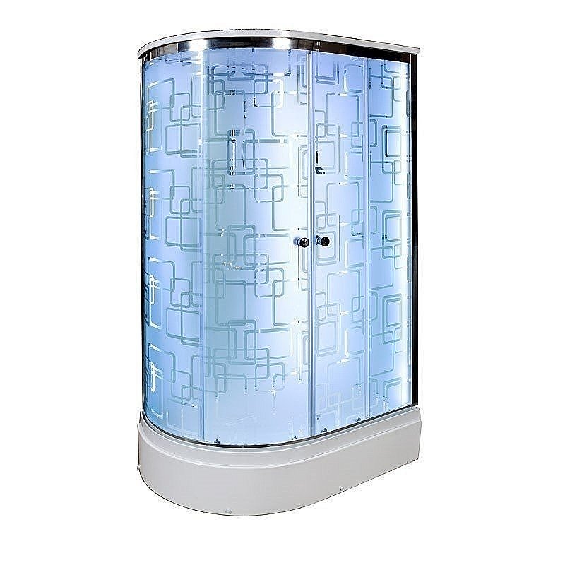 Душевая кабина DTO Серия ЕМ ЕМ2712 LED 120x80 купить в интернет-магазине Sanbest
