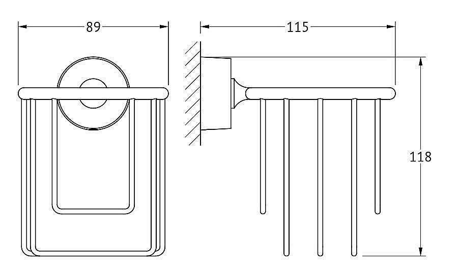 Держатель освежителя воздуха FBS Nostalgy NOS 051 купить в интернет-магазине сантехники Sanbest