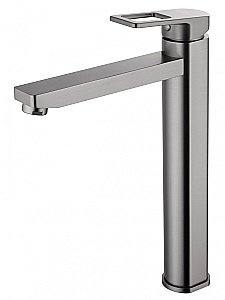 Смеситель для раковины высокий WONZON & WOGHAND FRAME, Темный графит (WW-88239010-BGM) купить в интернет-магазине сантехники Sanbest