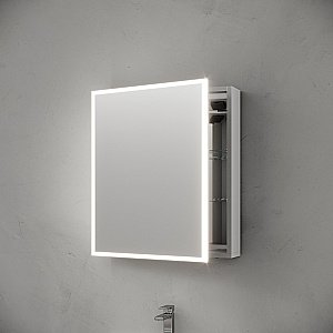 Зеркальный шкаф Sancos Evoke 60х70 SC8060 серый купить в интернет-магазине сантехники Sanbest